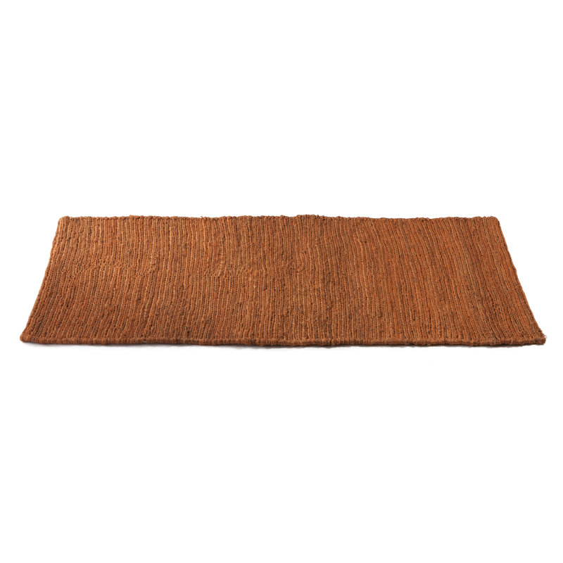 Solid Colour Jute / Sisal Area Rug, Runner 60 x 140cm