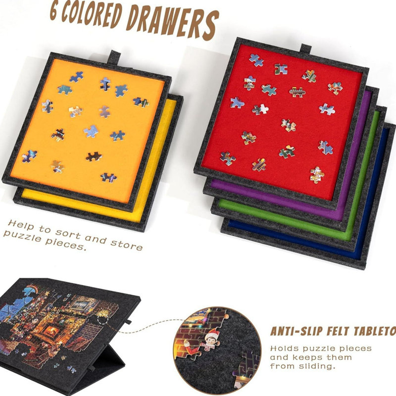 Tilting Jigsaw Puzzle Board HONGKONGDISHUELECTRONICTECITED Game Table