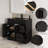 Breonica 36" Single Bathroom Vanity With Black Sink Top, Faucet And Drain, Hand Painted-201275962