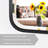 Arloine Metal Beveled Bathroom Vanity Mirror Rounded Wall Mirror -1897459987