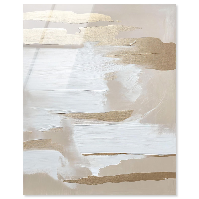 «Hazy Shore», reproduction d'art acrylique sur toile par Art Remedy, H 20 po x l 16 po