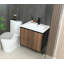 Ensemble de meuble-lavabo mural flottant avec porte-serviettes-884150744