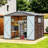 Iron-Wood Combination Tool Shed – A Perfect Blend Of Nature And Functionality-111042638
