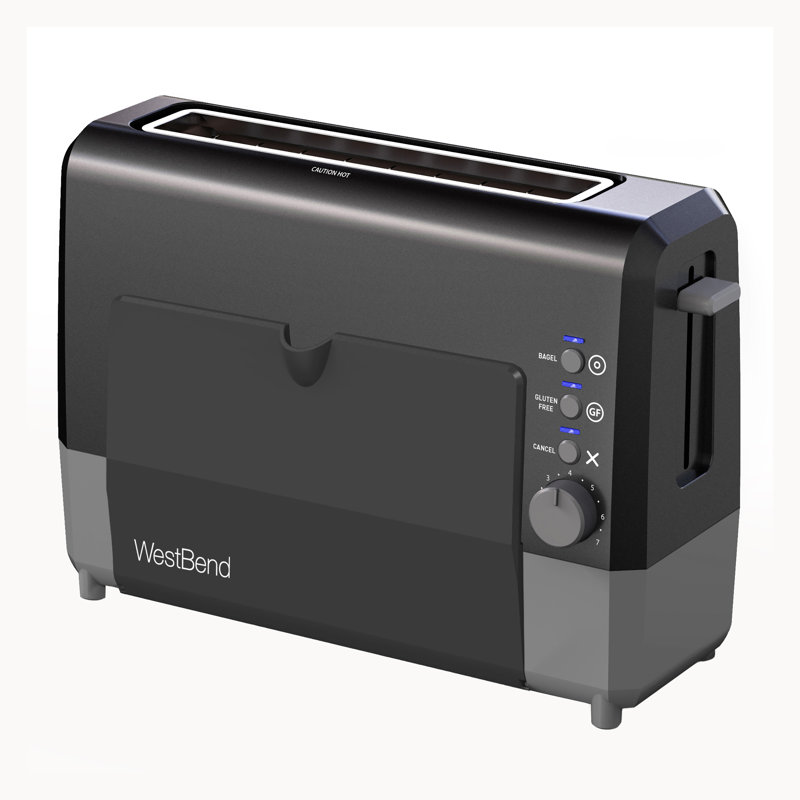 QuikServe Toaster, Black