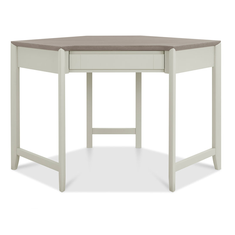 Southall Solid Wood Computer Desk, Grey Weathered Oak