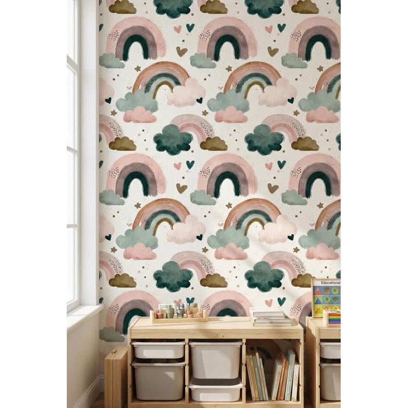 Panneau mural Rainbows, Peler et coller