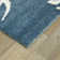 Tapis blanc / bleu Boca