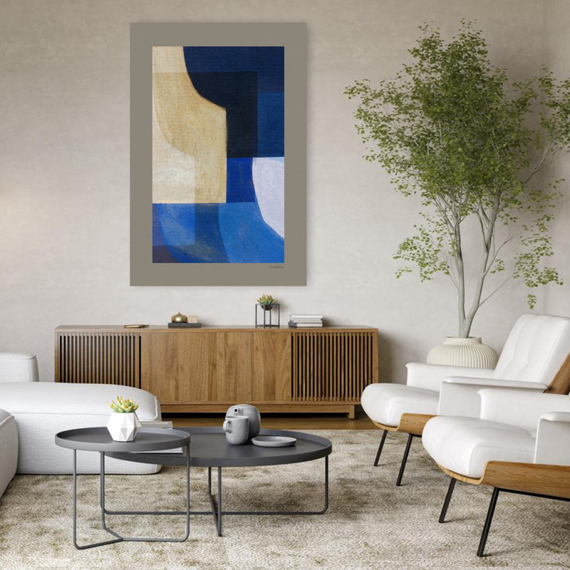 Art contemporain contemporain abstrait, H 48 po x l 32 po