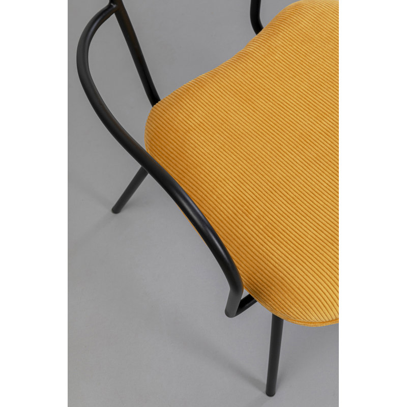 Viola Armchair in Blue, Yellow