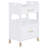 Utility Cart with Lockable Wheels, Trolley with Storage Drawer