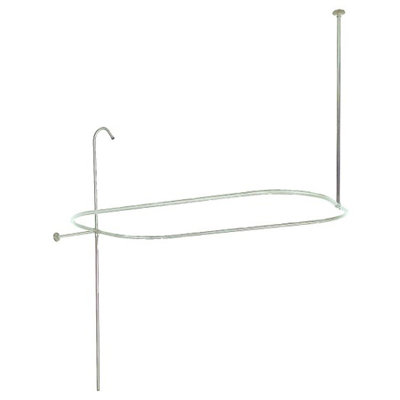 Kingston Brass Vintage Shower Riser with Rectangular Enclosure