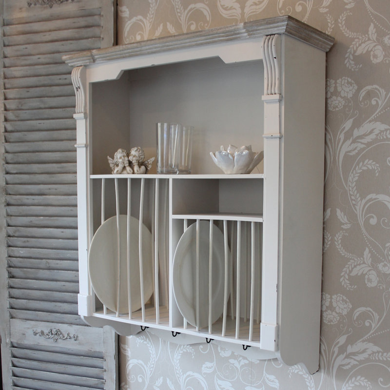 Wood Rectangle Wall Mounted Pot Rack