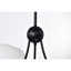 Lustre moderne Spoutnik 30 pouces avec finition noire mate Conchetta