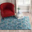 Fontelle area rug Hand Tufted Rectangle Blue-1040200732
