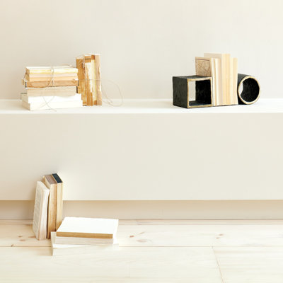 Geometry Bookends-Iron/Gold-Pair