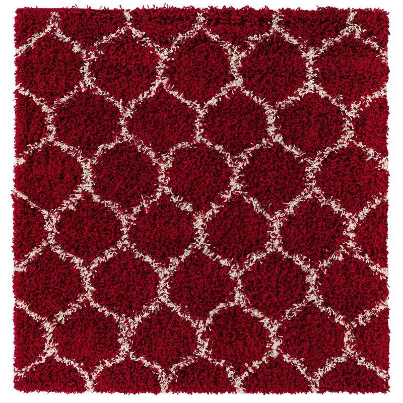 Geometric Indoor Rug, Square 4'