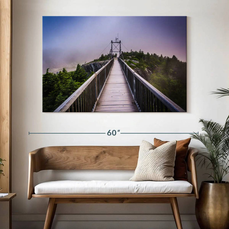 Lilie Mile High Swinging Bridge, 34" H x 51" W