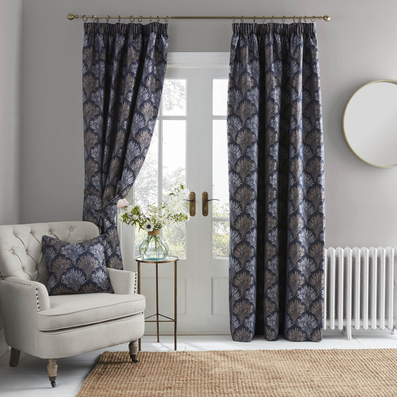 Kimpton Blackout Curtain Pair, Plum, Width 168 x Drop 229 cm