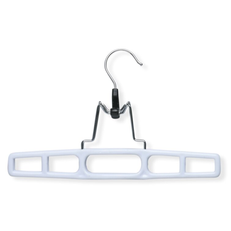 Simplify 8-Pack Plastic Non-slip Grip Clothing Hanger (White) in the Hangers  department at