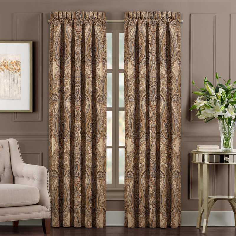 Annaleia - Paire de rideaux, 50"" W x 84"" L, Beige