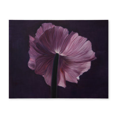 Napperon en pétales de polyester violet