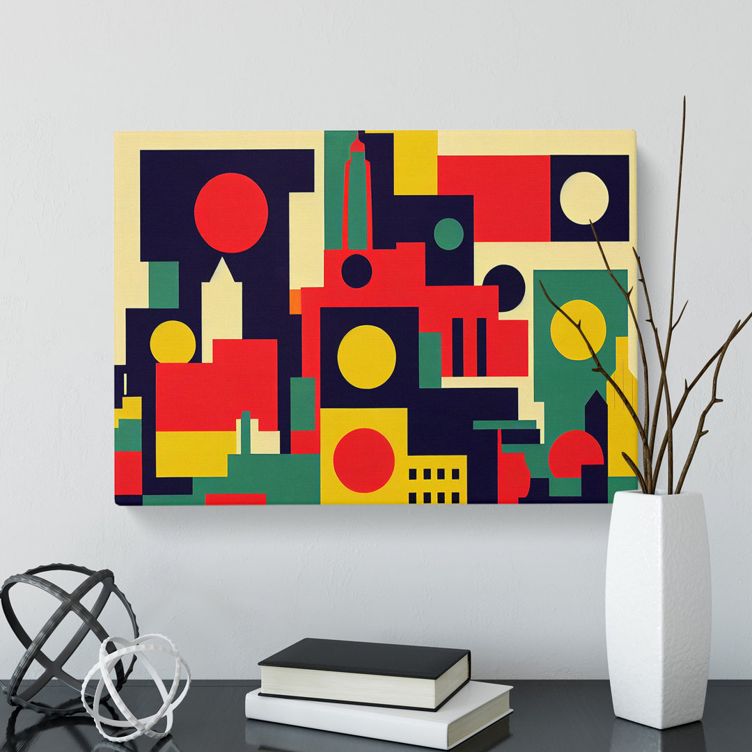 Astonishing Abstract Skyscrapers - Wrapped Canvas