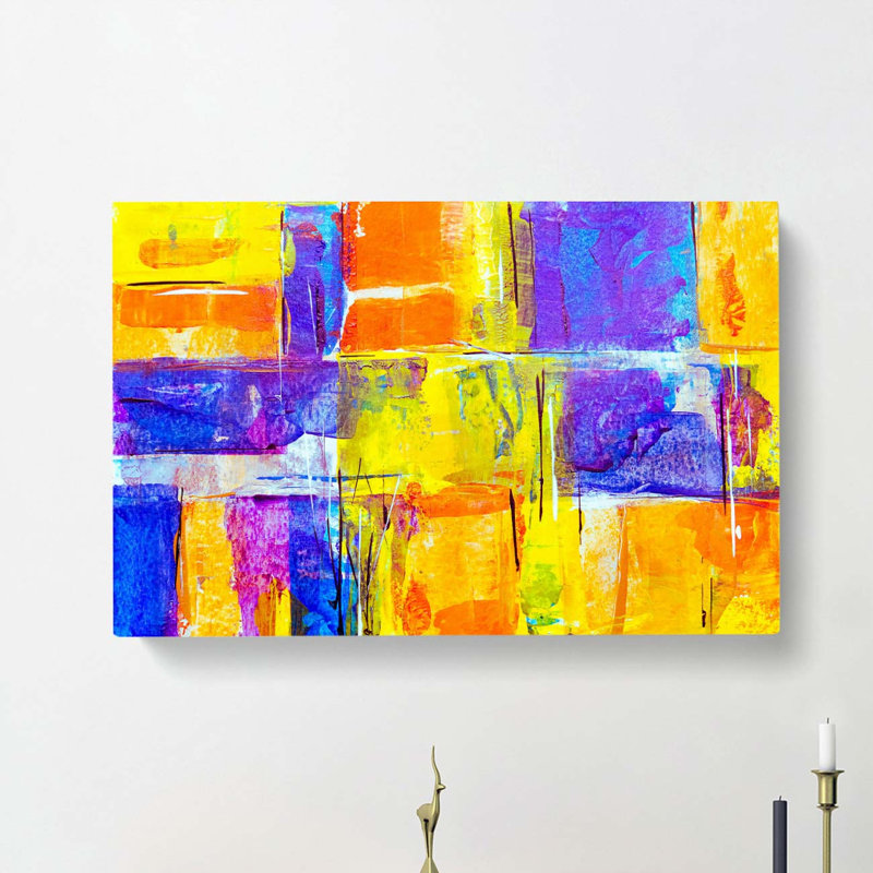 Abstract Art Painting Vol.250 by S.Johnson - Wrapped Canvas, 35cm H x 50cm W x 3cm D