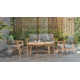 Anautica 87'' Rectangular 10 - Person Outdoor Dining Set