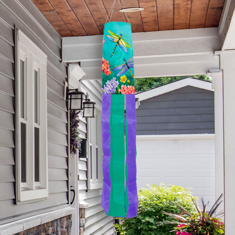 Dragonfly Garden Spring Windsock