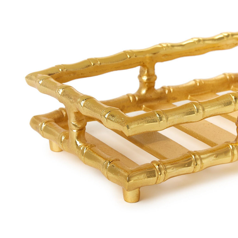 Porte-serviettes d'invité en aluminium Golden Bamboo