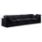 Musheerah 140'' Velvet Sofa-94482292