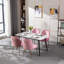 Chaise d'appoint rembourrée en velours capitonné Mariley-1642407871