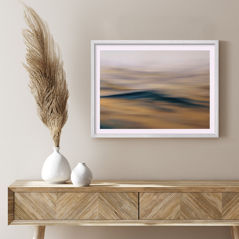 Reproduction de paysage encadrée pour la maison 12 po x 16 po, H 12 po x l 16 po, Blanc