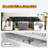 131.9" Wide Oversized U-Shaped Sectional Sofa, Corduroy Comfy Cloud Couch Deep Modular Sectional Sofa with Ottomans for Living Room, No Assembly Needed-2107129698