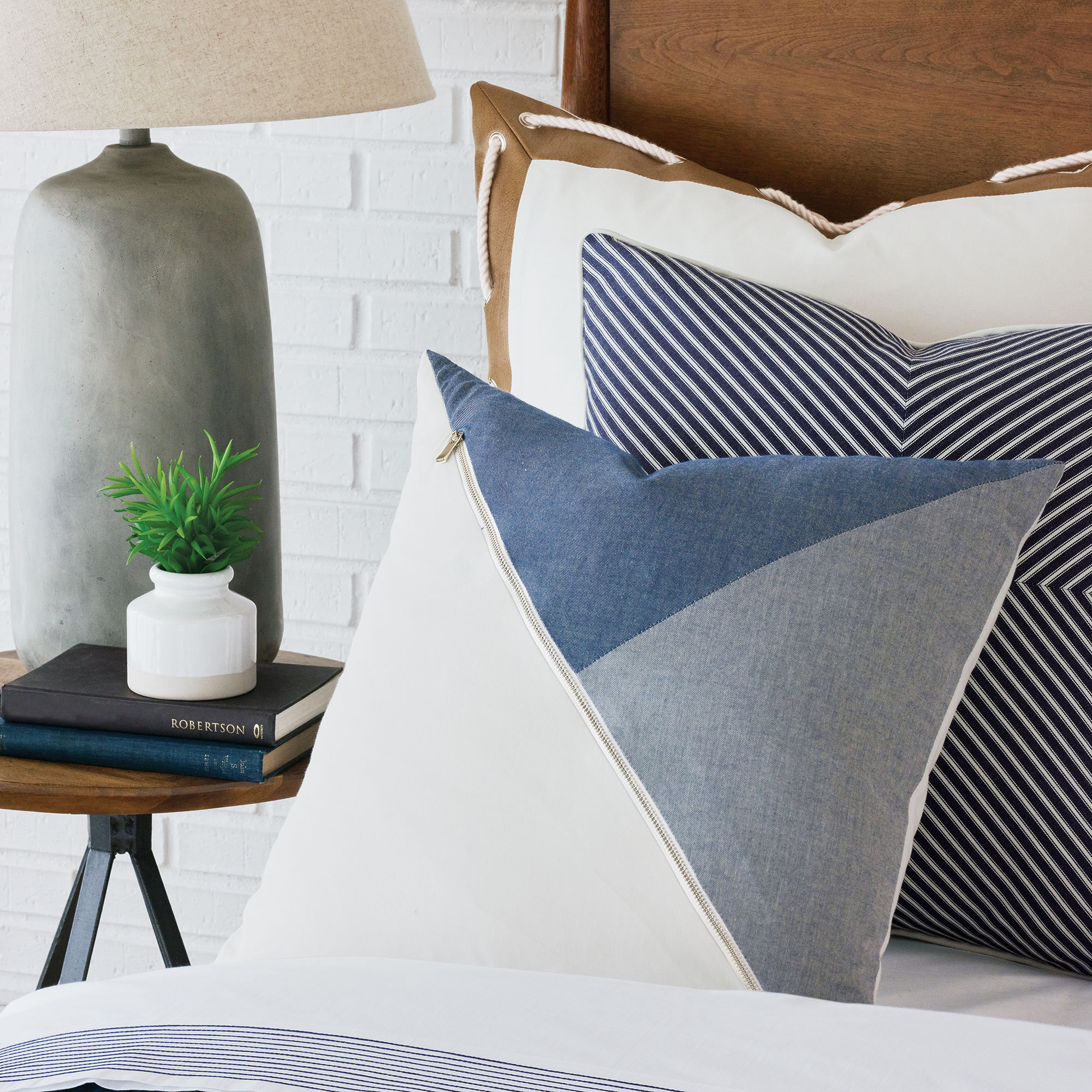 Eastern Accents Halprin Colorblock Decorative Pillow - Wayfair Canada