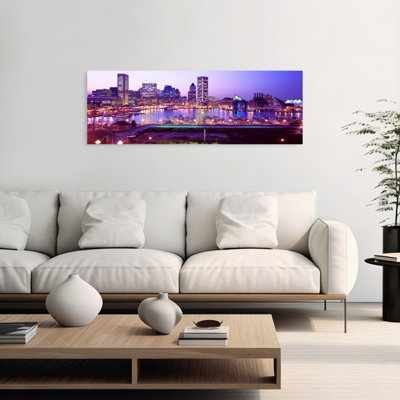 Inner Harbor, Baltimore, Maryland, États-Unis, art contemporain abstrait, art mural de la ville