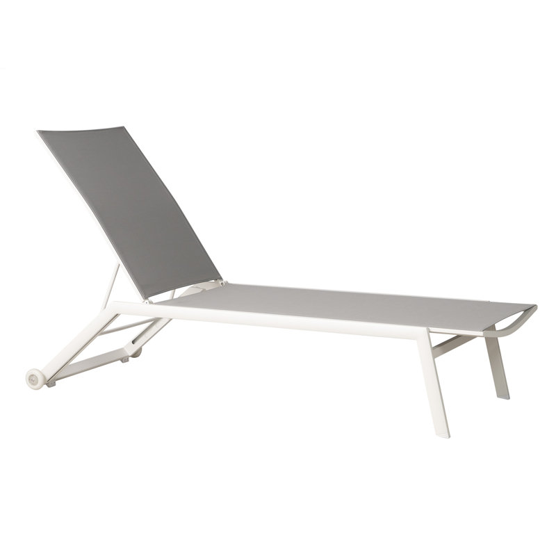 Stacking Chaise-Set Of 2, Matte White