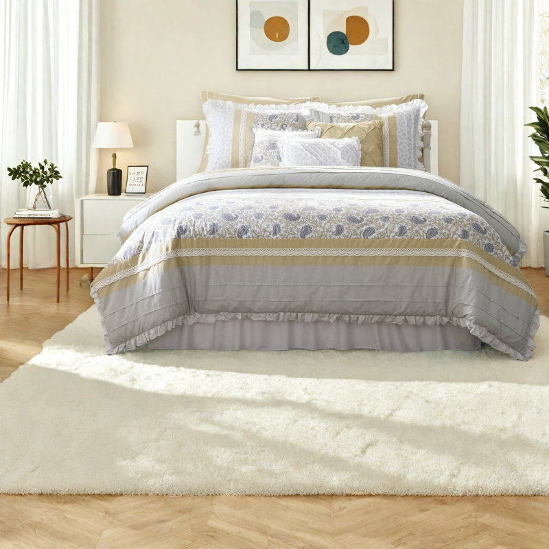 Ensemble de literie en coton Percale