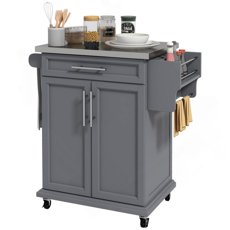 Versatile Mobile Kitchen Island With Abundant Storage And Stylish Design
