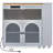 K&K Rolling Kitchen Island With Extended Table-152886687