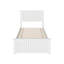 Lit plateforme en bois massif francoise avec pied de lit assorti Francoise-1111206089-1111206085