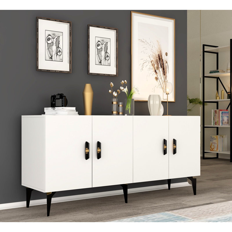 Olivia 150cm Console Table, White