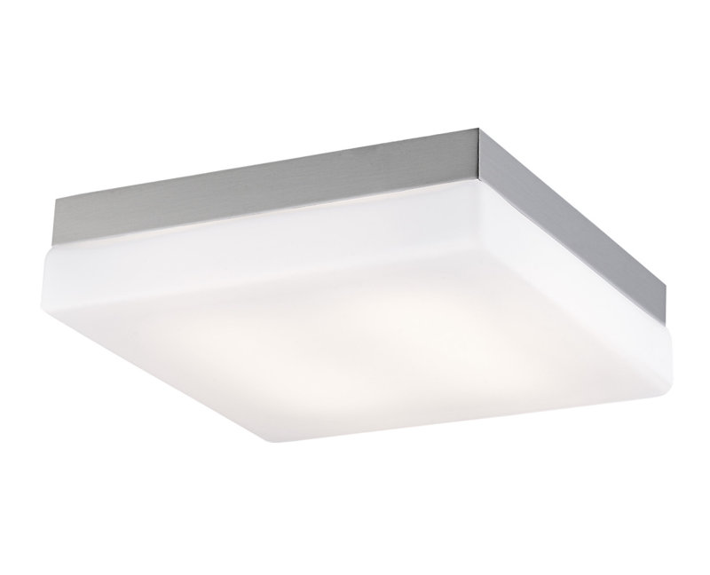 Johnston LED Flush Mount, Brushed Nickel