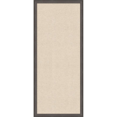  Framed Fabric Pinboard, Natural Linen by The Creative Bunch Studio Printed Bulletin Board for Use as a Vision Board or Wall Organization