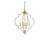 Guarino 4-Light Dimmable Geometric Chandelier-1703757175-1703757162