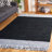Stadler Hand Woven Leather/Cotton Solid Color Rug in Light Gray/Black-31714632