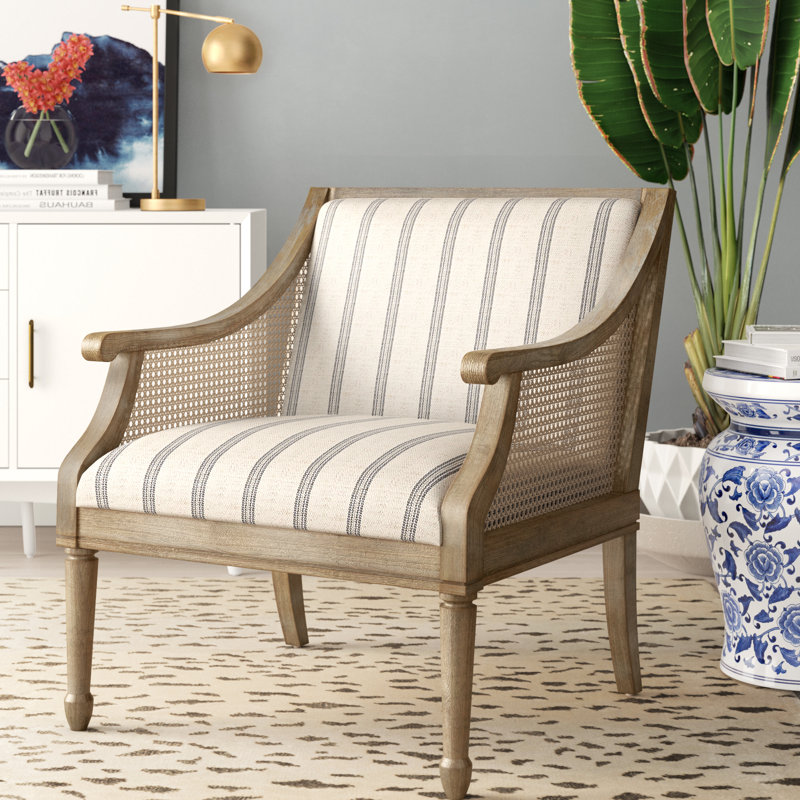 Bedford Isla Accent Armchair, Beige/Gray