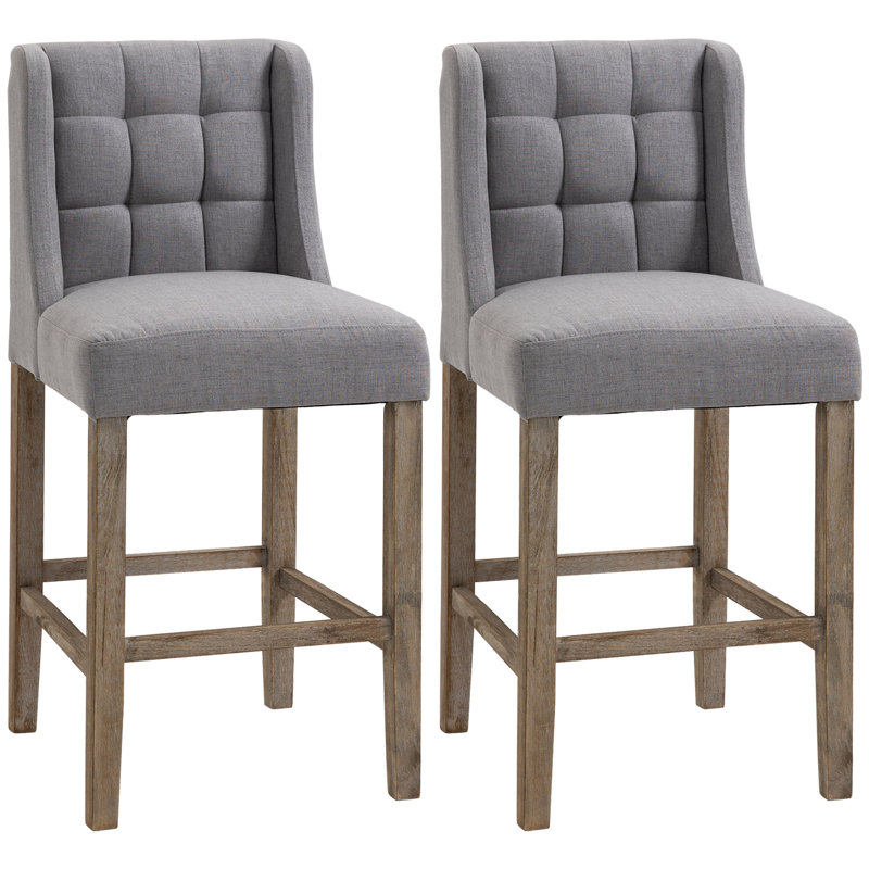 Tabouret Emsworth, Tabouret de comptoir (siège d'une hauteur de 26 p, gris