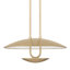 Hunter Sunset Ridge Large Adjustable Modern Gold Pendant Ceiling Light Fixture