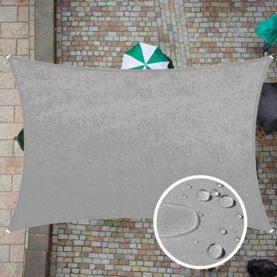 Amgo 7' x 12' Rectangle Waterproof Sun Shade Sail